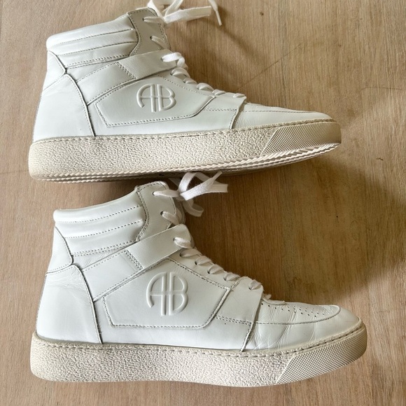 Anine Bing Hayden Sneakers in White - Picture 4 of 9
